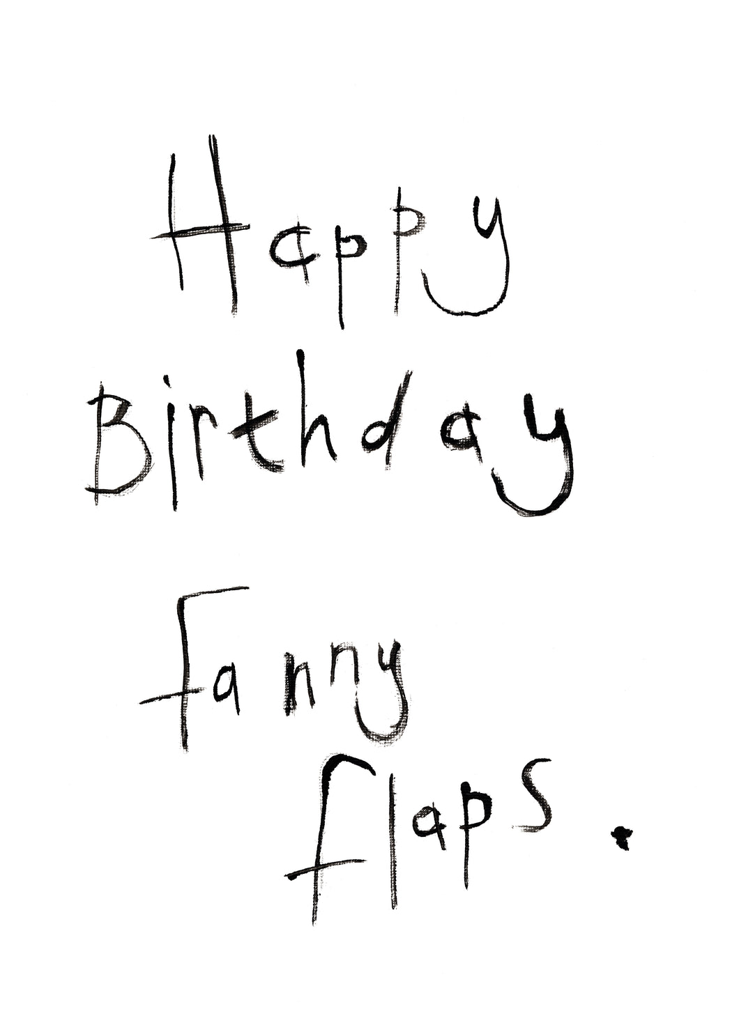 Birthday Card - Happy Birthday