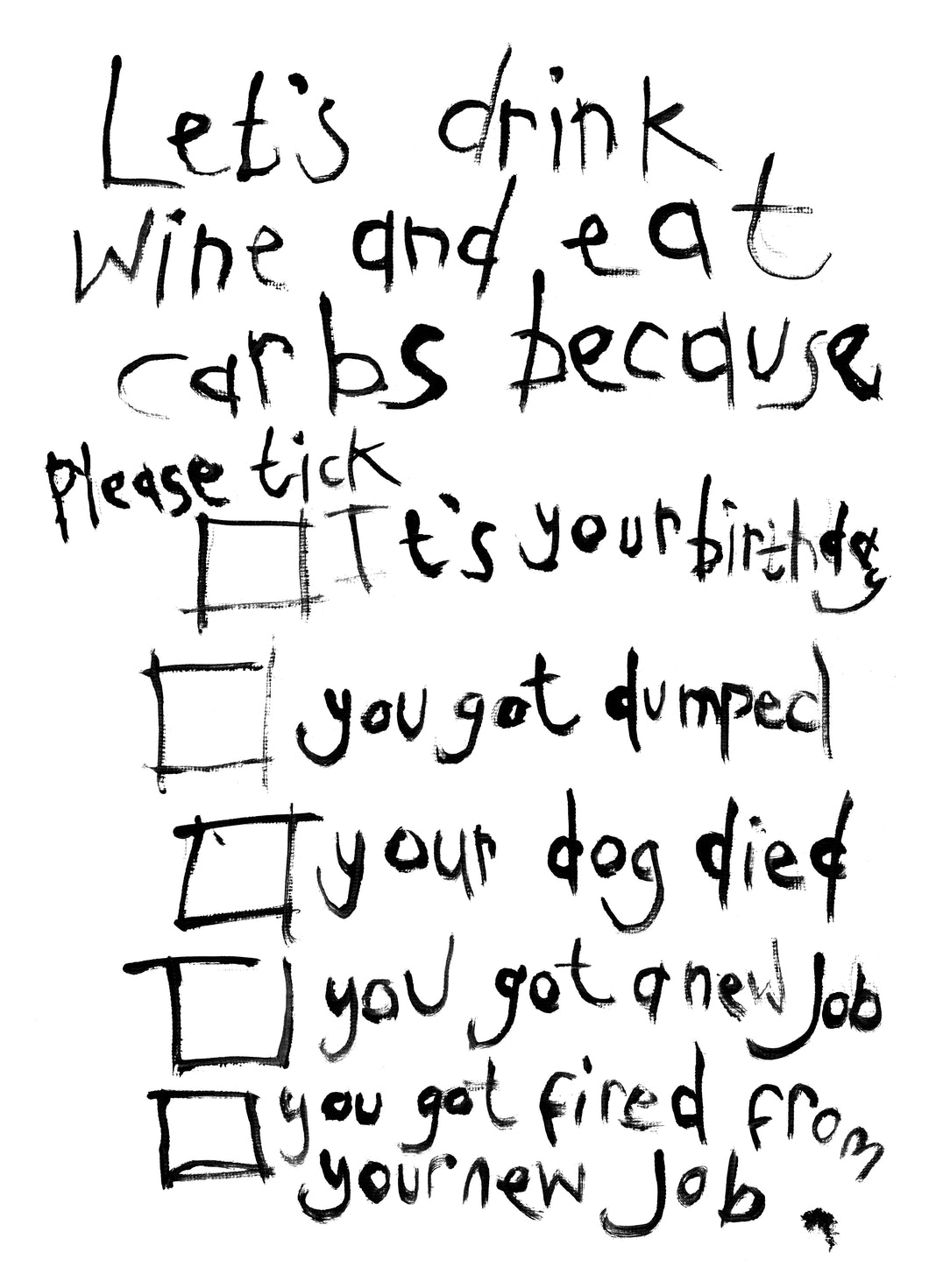 Birthday/ Sorry/ New Job Card - 