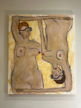 Load image into Gallery viewer, Two Nudes On Canvas - Signed Print
