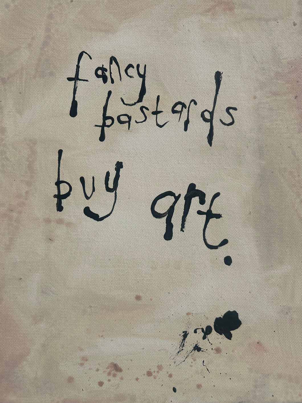 Fancy Bastards on Canvas - Original