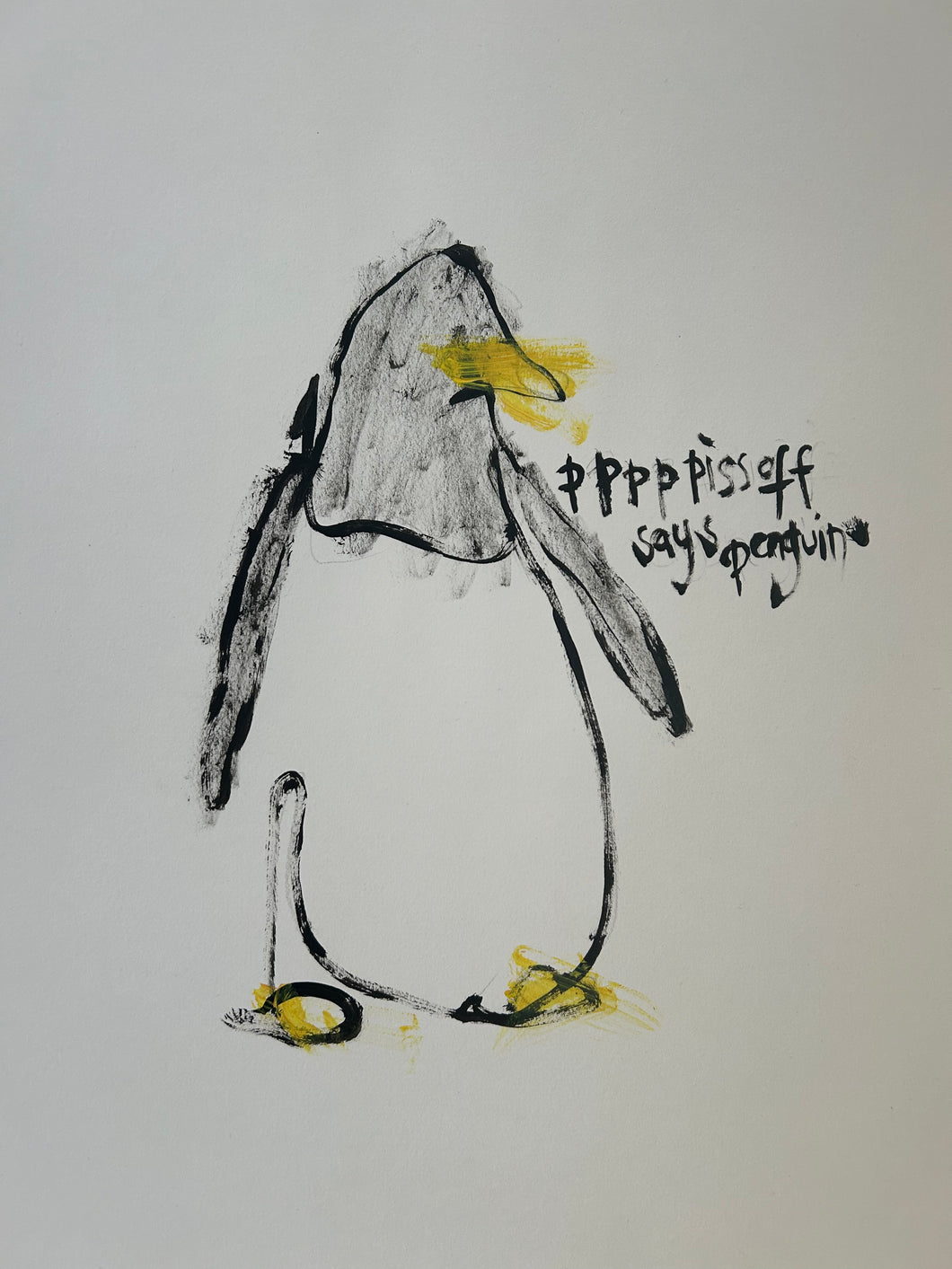 Oh What A Cute Penguin - Original