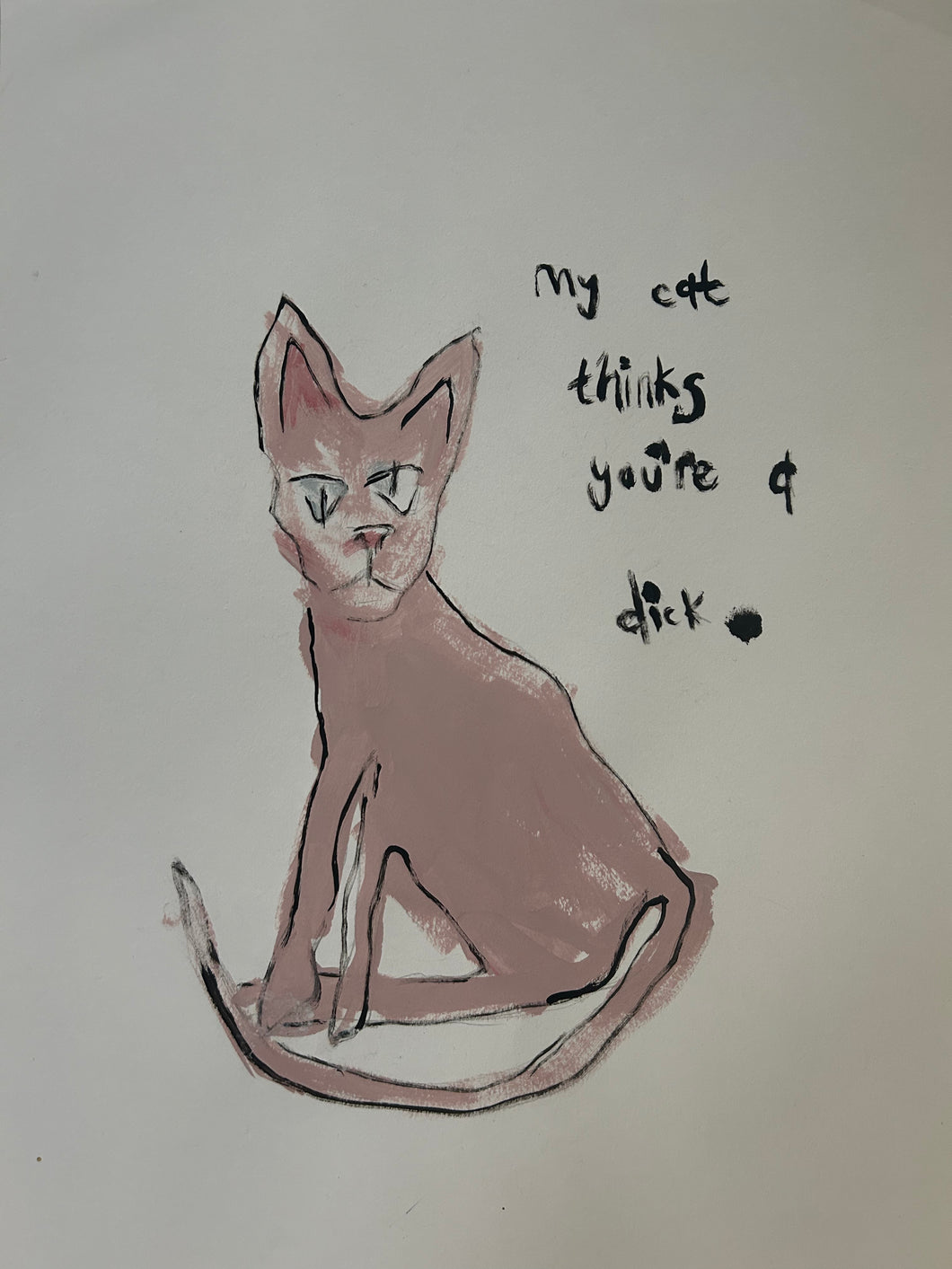 My Cat- Signed Print