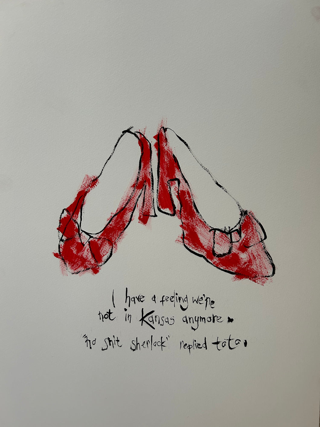 Ruby Slippers- Signed Print