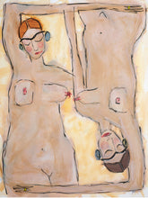 Charger l'image dans la galerie, Two Nudes On Canvas - Signed Print
