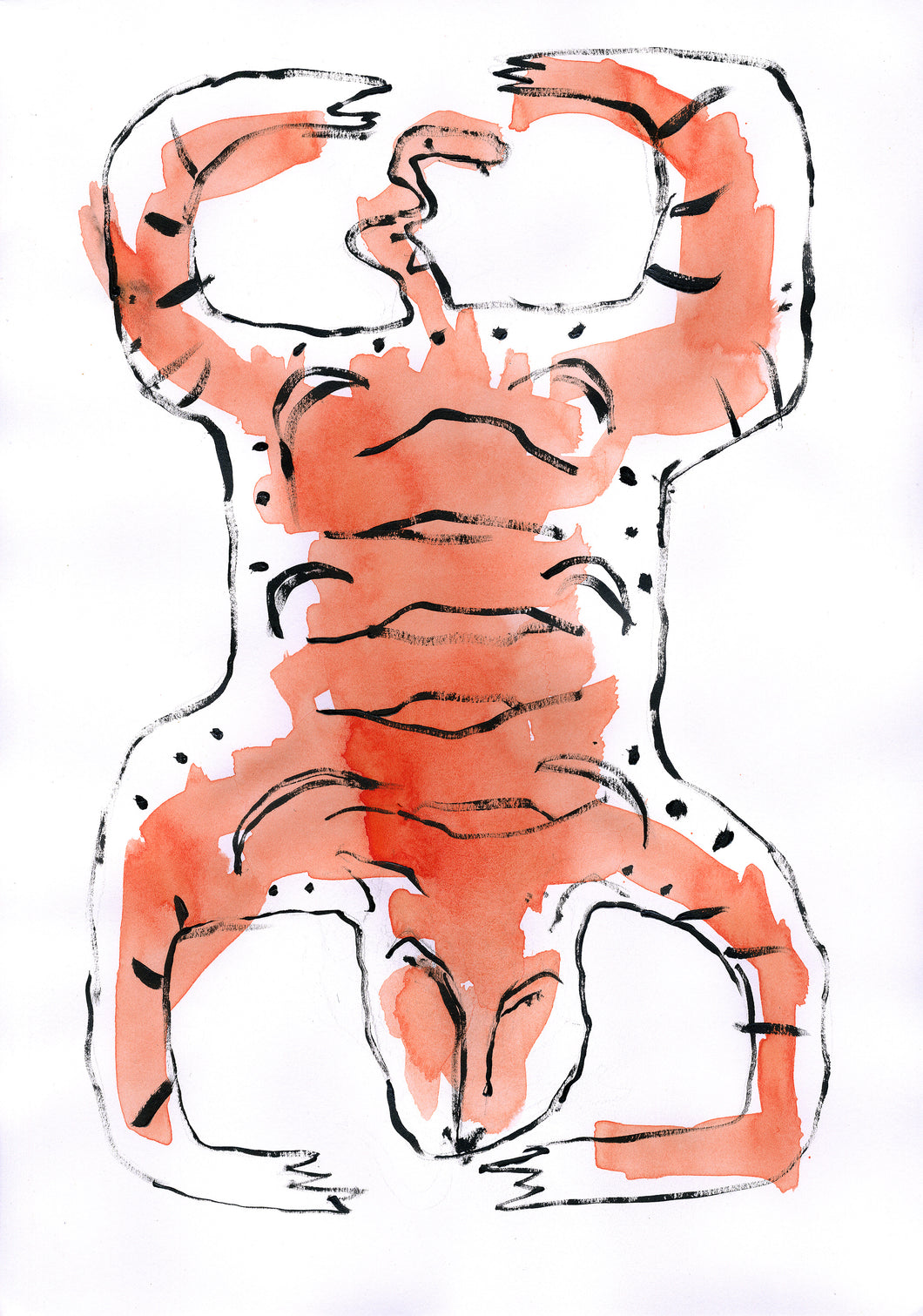 Piel de tigre pequeña - Impresión firmada