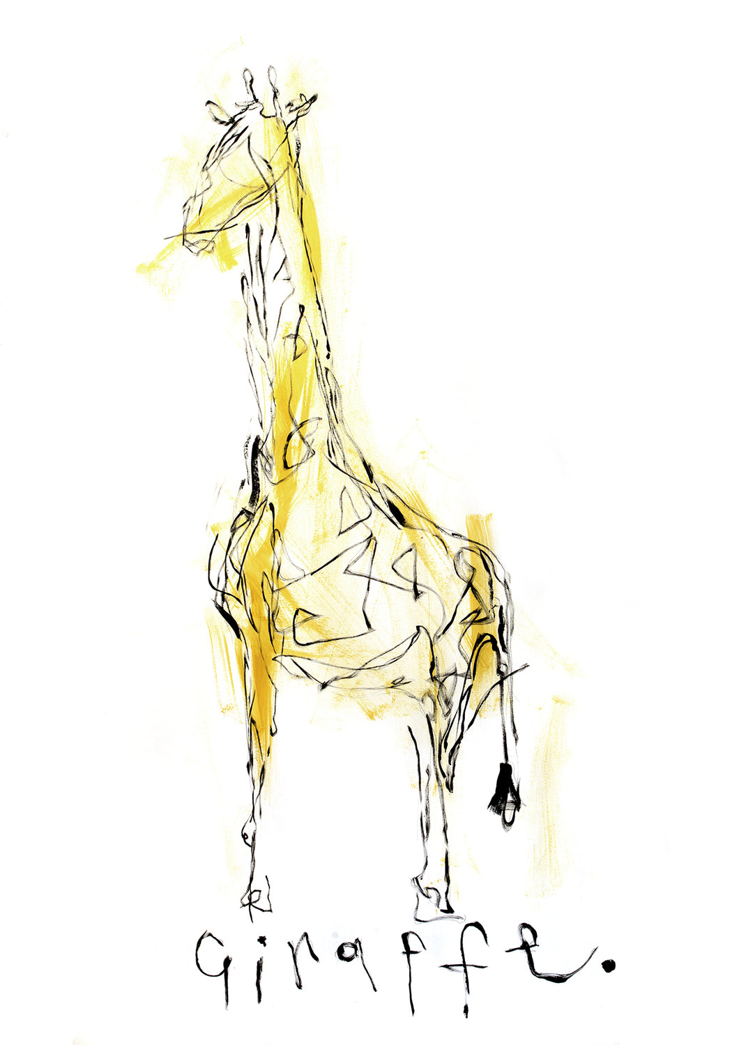 Giraffe- Signed Print