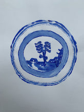 Load image into Gallery viewer, Chinoiserie Plates-  Set- Sale
