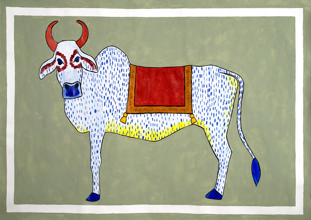 Indian Cow- Signed Print