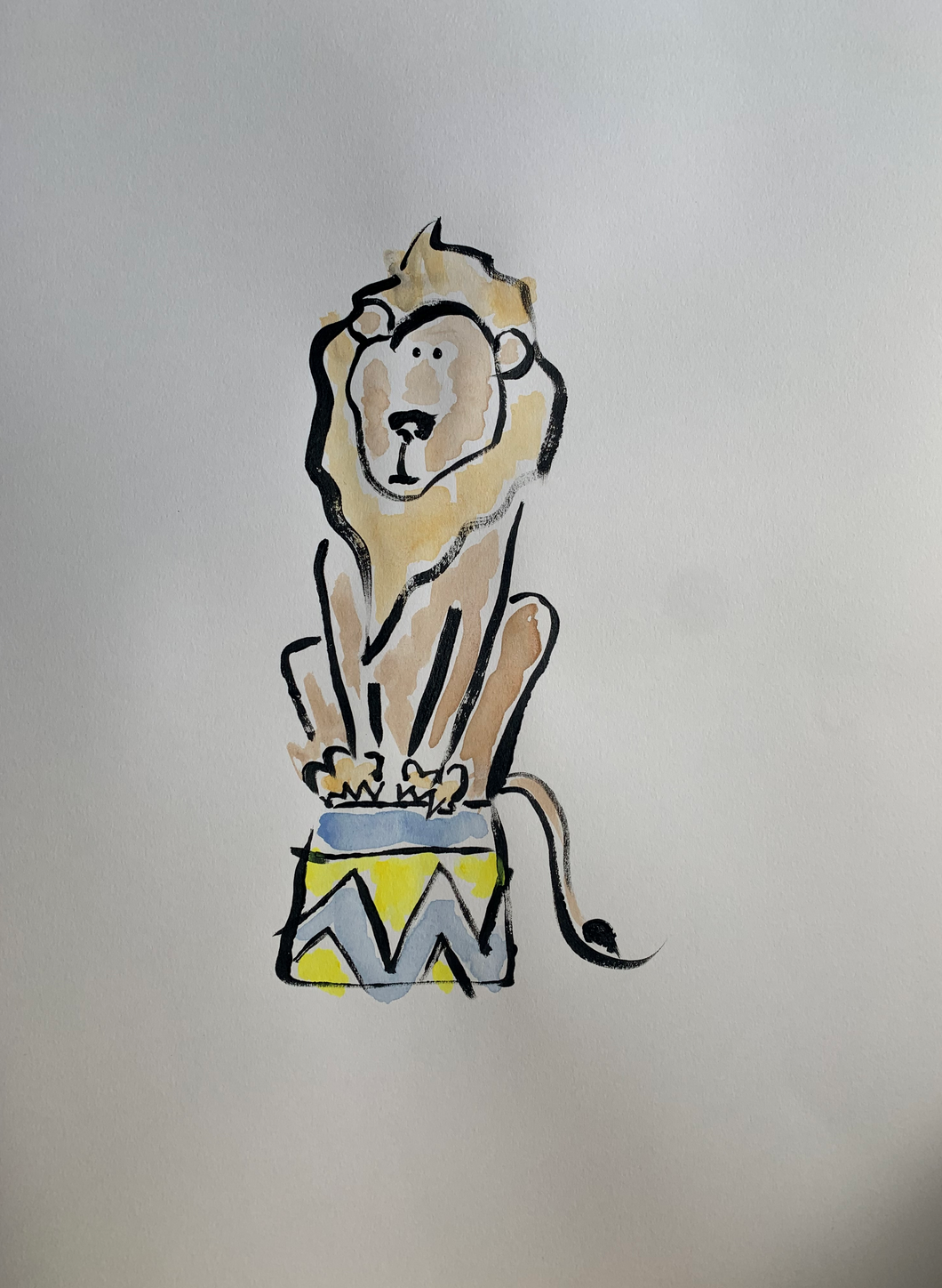 Circus Lion - Original